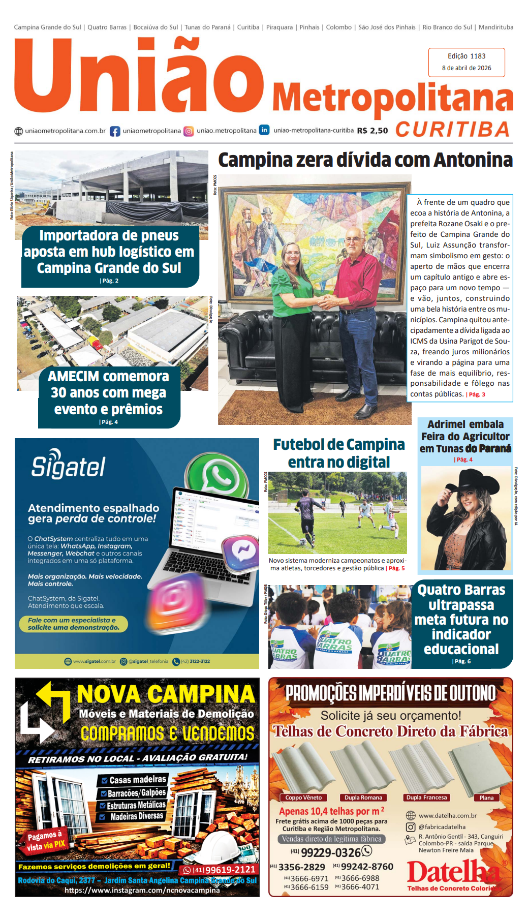 Edição - Trocar imagem a cada nova edição