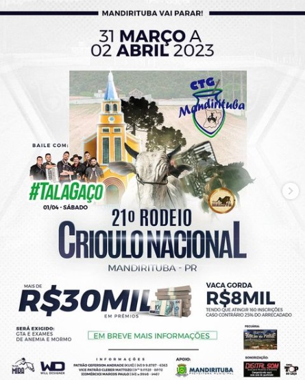 Mandirituba Recebe Neste Fim De Semana O 21° Rodeio Crioulo Nacional Rodeio Mandirituba Mandirituba Recebe Neste Fim De Semana O 21° Rodeio Crioulo Nacional