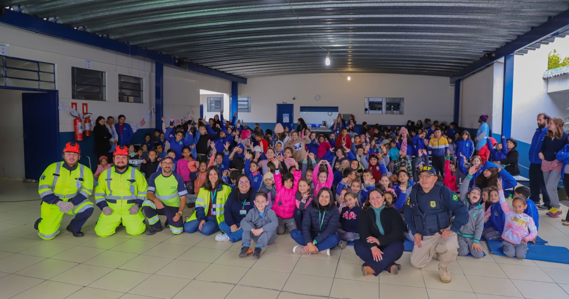 Escolas Municipais de Campina participam do "Projeto Escola" do Grupo Arteris