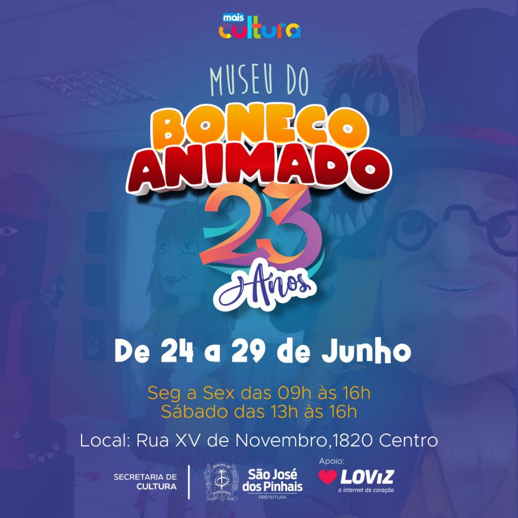 Confira A Programação Especial De Comemoração Dos 23 Anos Do Museu Do Boneco Animado Img 20230622 Wa0003 1024X1024 1 Confira A Programação Especial De Comemoração Dos 23 Anos Do Museu Do Boneco Animado