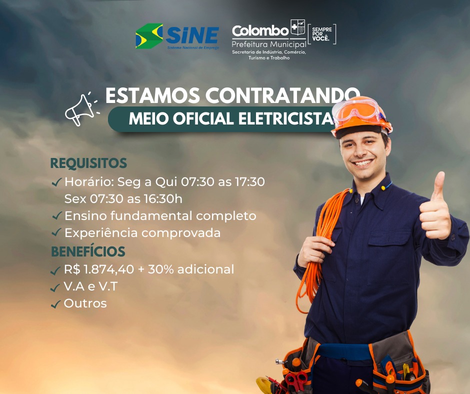 Hospital Geral De Colombo Oferece Novas Vagas Para Profissionais Da Construção Whatsapp Image 2023 06 28 At 13.16.23 1 Hospital Geral De Colombo Oferece Novas Vagas Para Profissionais Da Construção