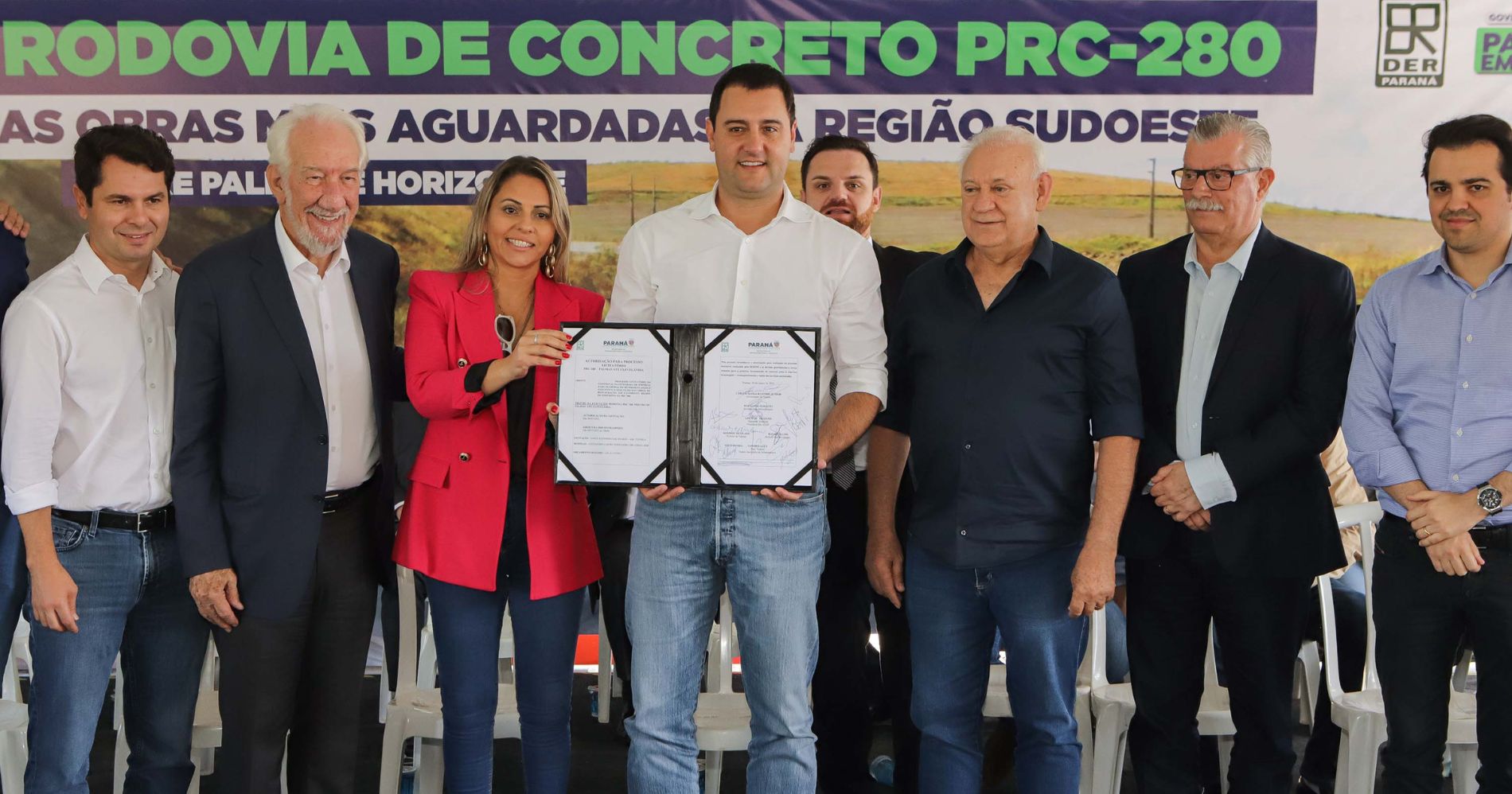 ADJORI/PR parabeniza governador Ratinho Jr pela transformação da PRC-280