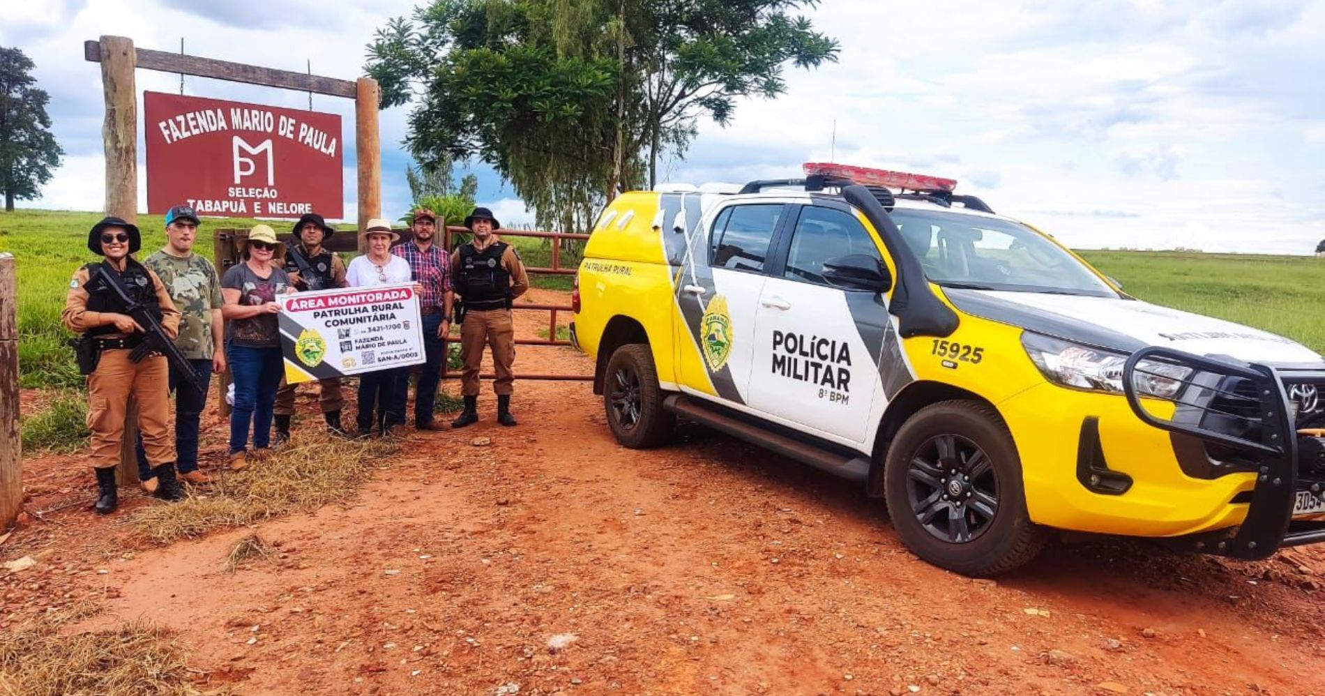 Apreensões de armas pela Patrulha Rural disparam em 300 no Paraná durante um ano
