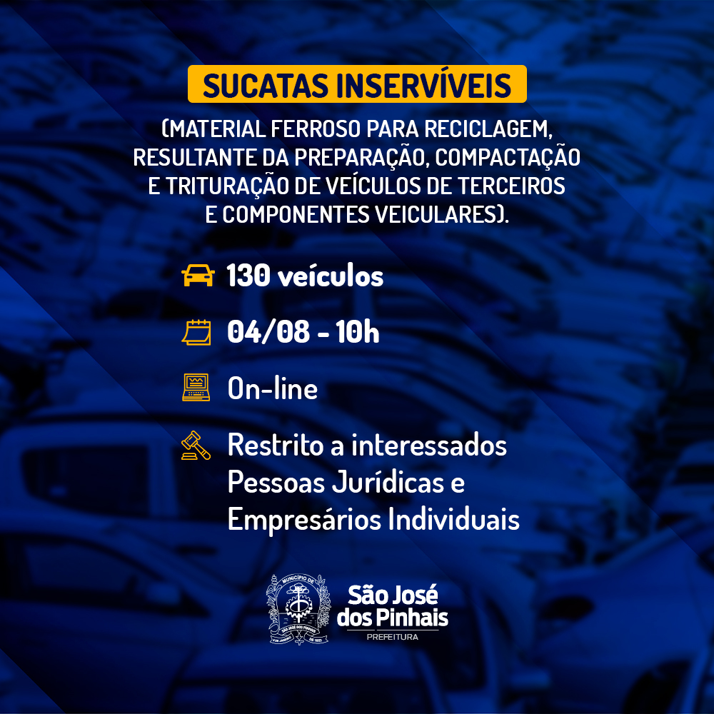 Prefeitura De São José Dos Pinhais Realiza Leilão De Automóveis Em Agosto Card 4 Prefeitura De São José Dos Pinhais Realiza Leilão De Automóveis Em Agosto