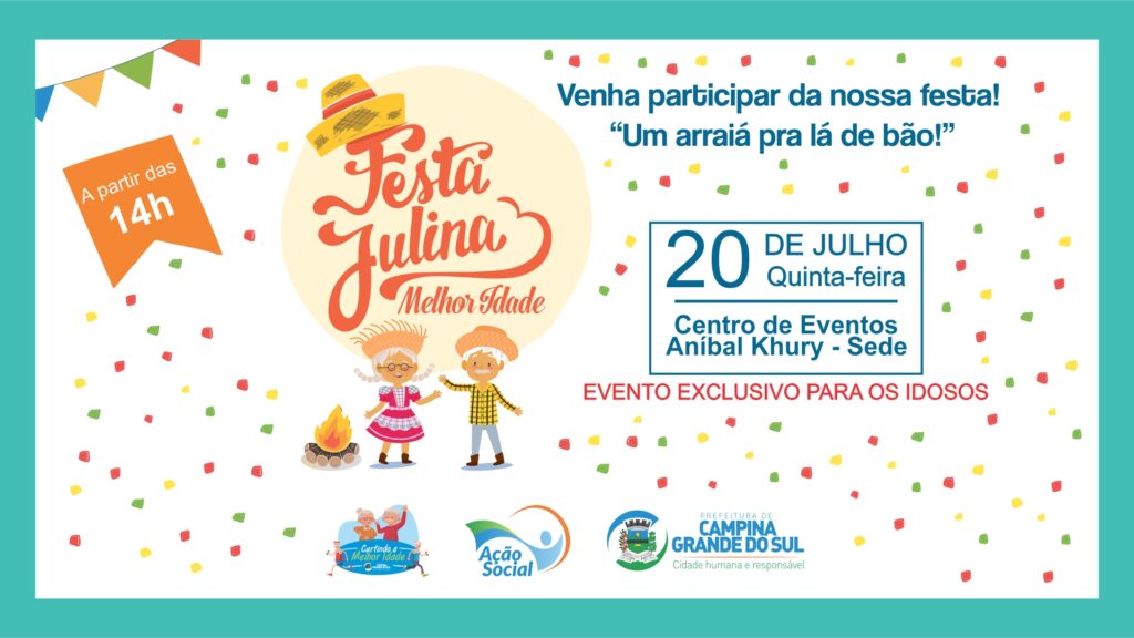 Secretaria De Ação Social, Família E Cultura Realiza Festa Julina Para A Melhor Idade A3Mst3Qyl30 Secretaria De Ação Social, Família E Cultura Realiza Festa Julina Para A Melhor Idade