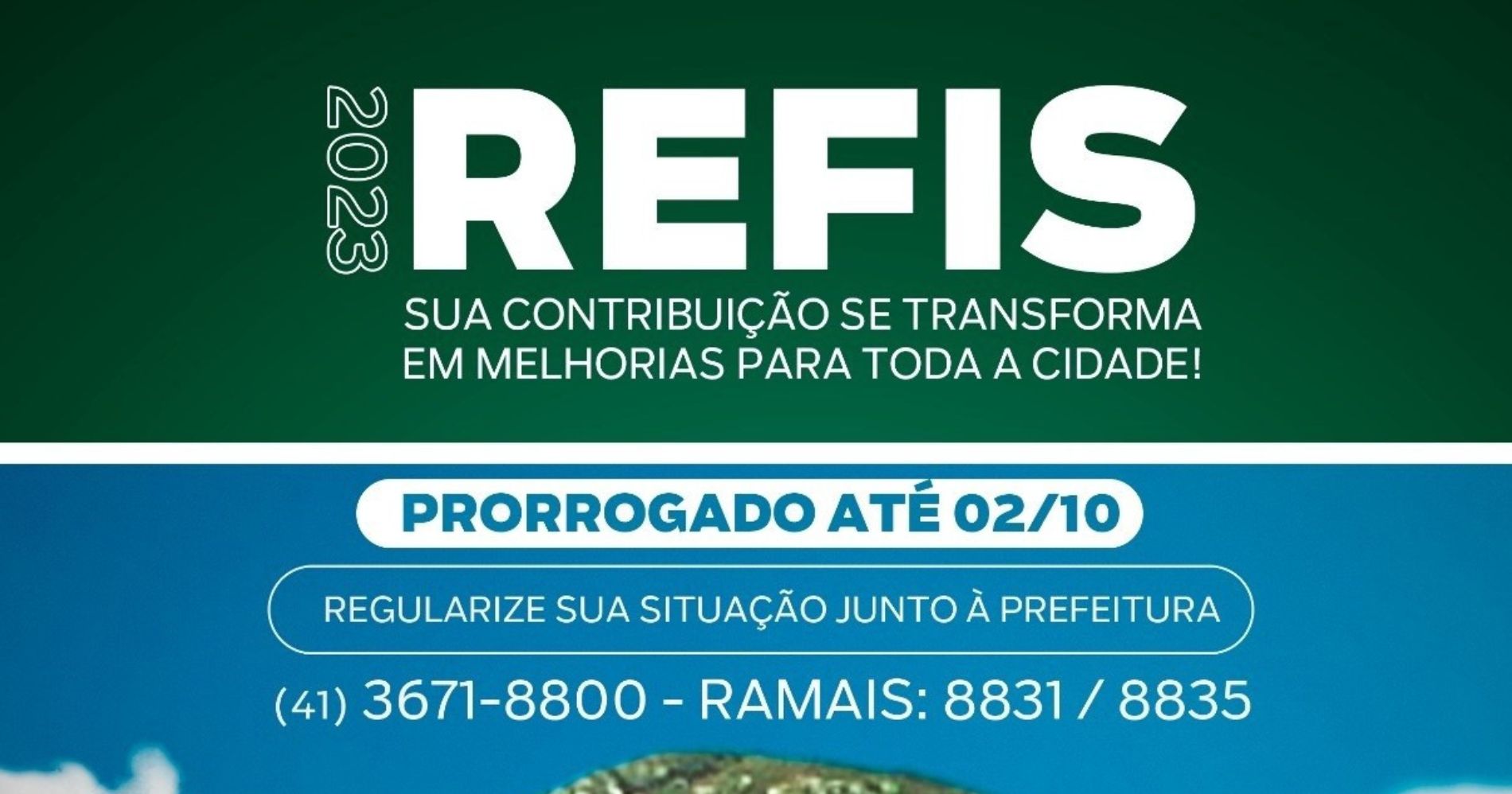 Adesão ao REFIS Prorrogada até 2 de outubro em Quatro Barras