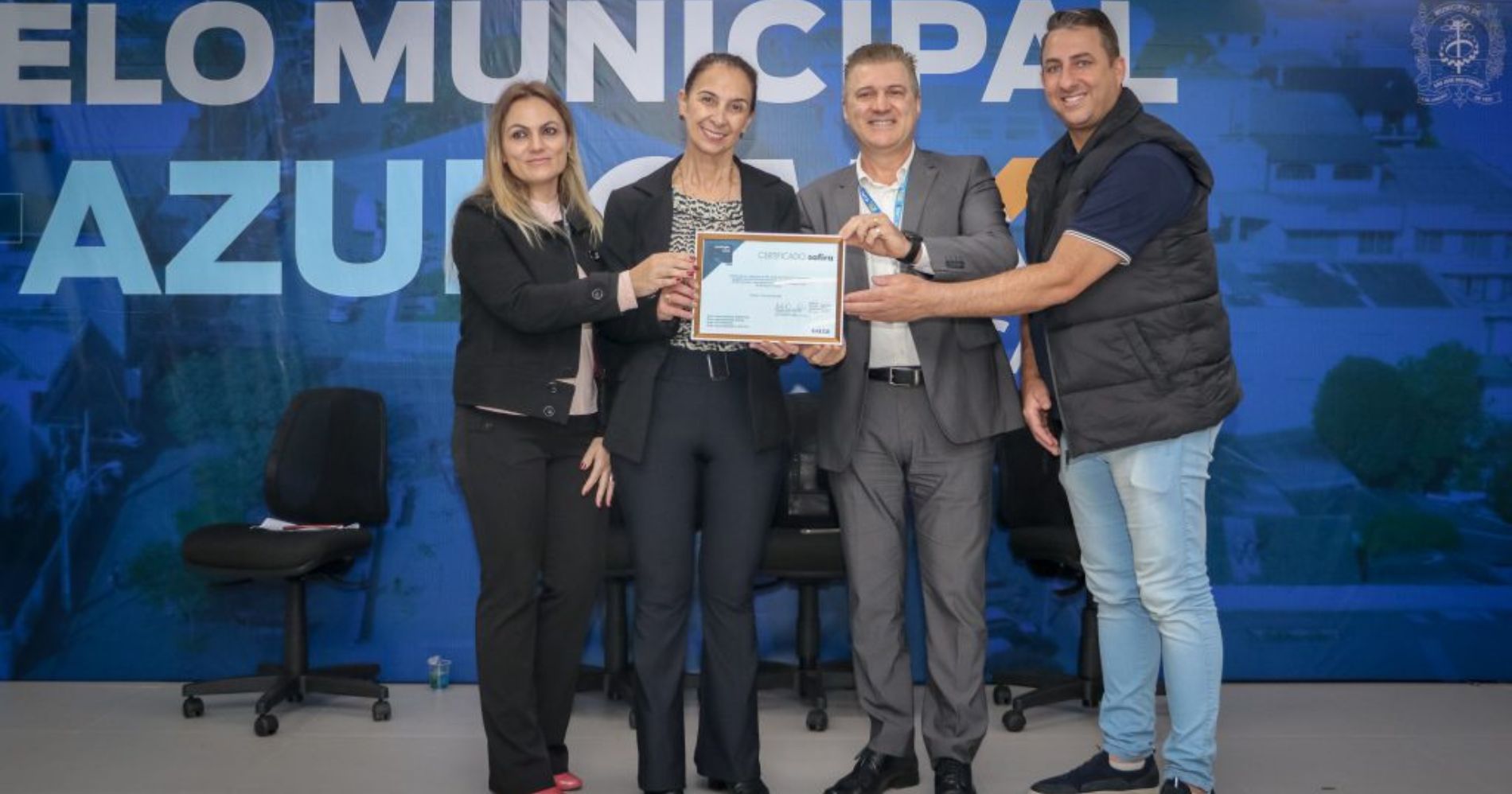 São José dos Pinhais é premiada com o Selo Município + Azul Caixa por suas boas práticas de governança e responsabilidade socioambiental