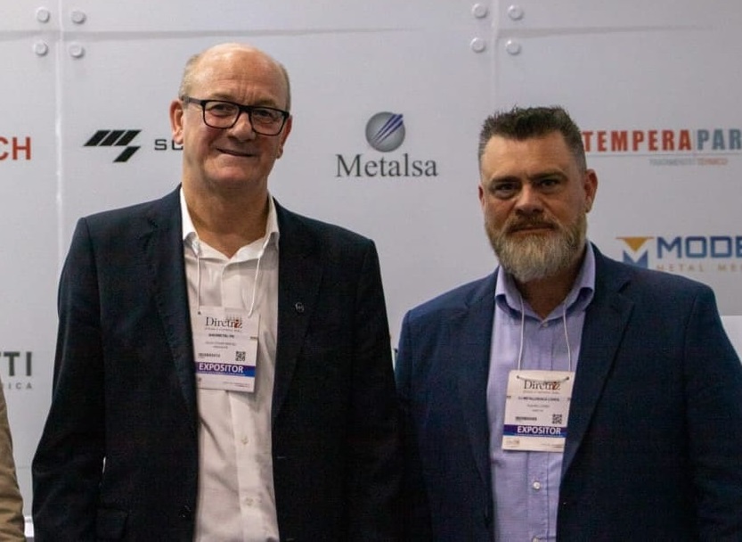 Empresas De Campina Grande Do Sul E Quatro Barras Marcaram Presença Na Induspar 2023 Julio Cesar Maciel Presidente Do Sindimetal Pr E O Diretor Da Metalurgica Lopes Empresas De Campina Grande Do Sul E Quatro Barras Marcaram Presença Na Induspar 2023