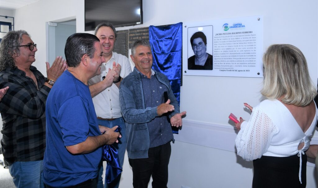 Campina Reinaugura, Após Reforma E Ampliação, A Nova Ubs Jacira Balbino Ferreira O Evento Foi Marcado Pela Homenagem Feita A Jacira Paulina Balbino Ferreira In Memorian Personalidade Que Leva O Nome No Espaco Publico Campina Reinaugura, Após Reforma E Ampliação, A Nova Ubs Jacira Balbino Ferreira