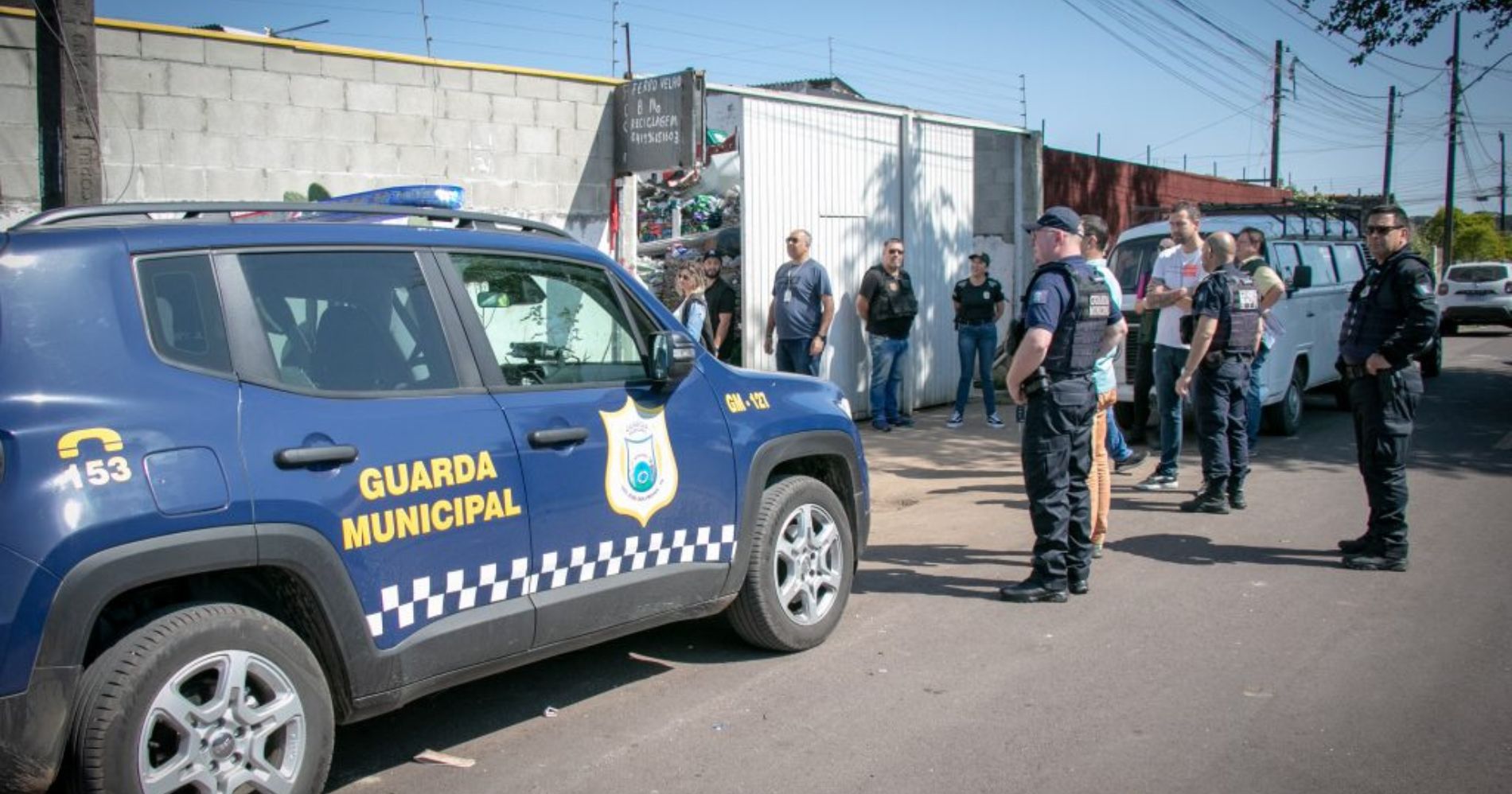 Operação conjunta em São José dos Pinhais combate furto de fios de cobre e verifica questões ambientais