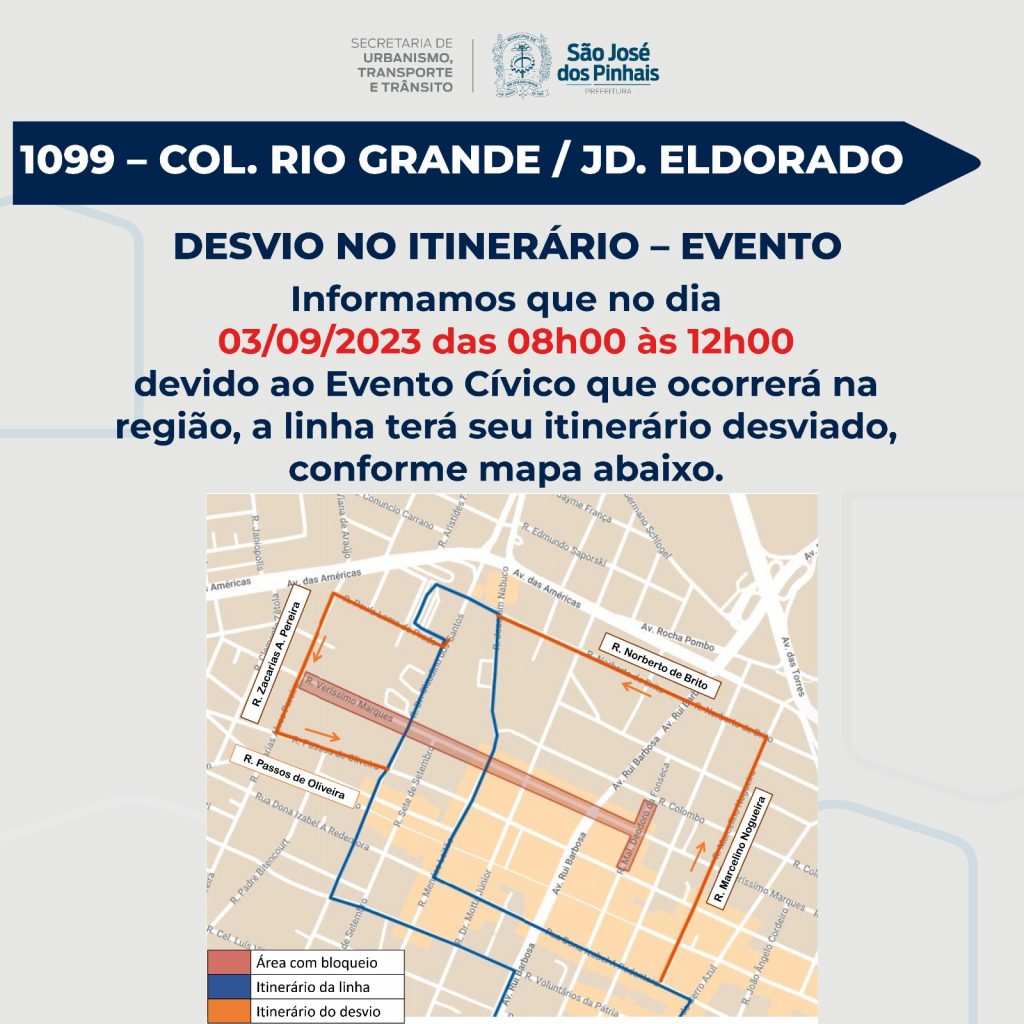 Desfile Cívico-Militar: Saiba Sobre Os Desvios Nos Itinerários Dos Transportes Coletivos No Domingo (3) Em São José Dos Pinhais Ee7081E0 08Db 4151 A487 3F5Cfb65Df4B 1024X1024 1 Desfile Cívico-Militar: Saiba Sobre Os Desvios Nos Itinerários Dos Transportes Coletivos No Domingo (3) Em São José Dos Pinhais