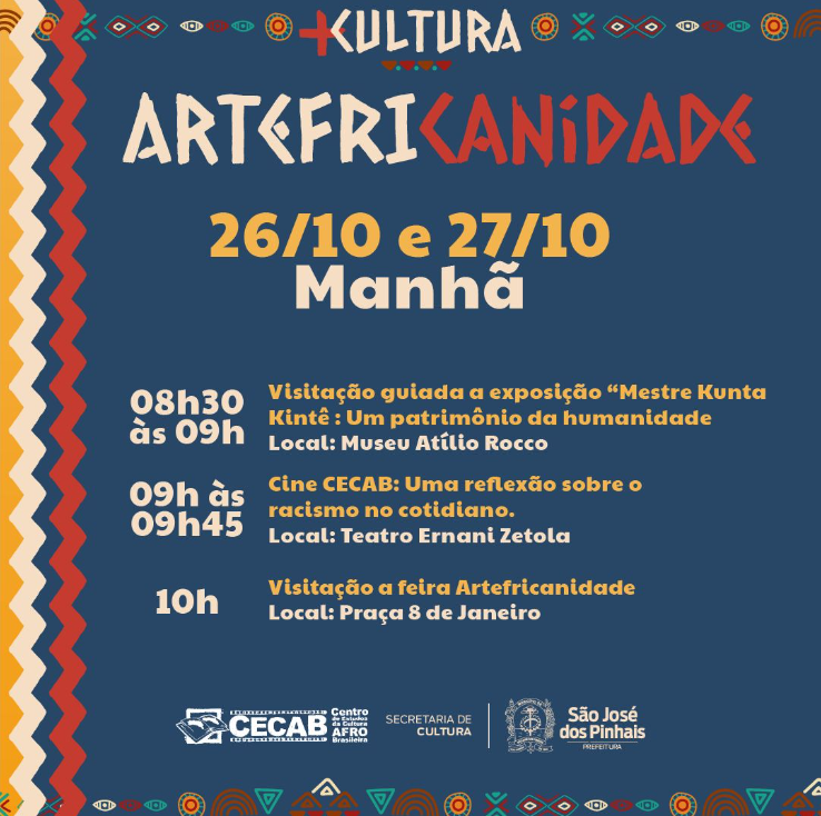 1º Festival De Consciência Negra De São José Dos Pinhais Tem Início Com O Projeto Artefricanidade Em Destaque Captura De Tela 2023 10 25 154511 1º Festival De Consciência Negra De São José Dos Pinhais Tem Início Com O Projeto Artefricanidade Em Destaque
