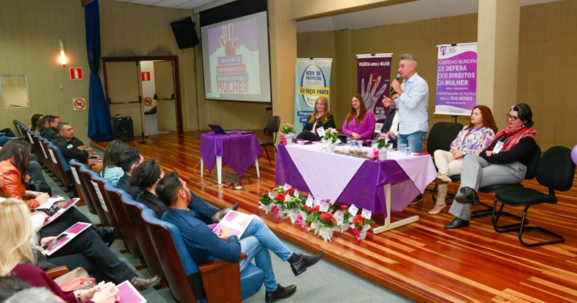 Prefeitura de Piraquara realiza o primeiro Seminário de Enfrentamento à Violência Contra a Mulher