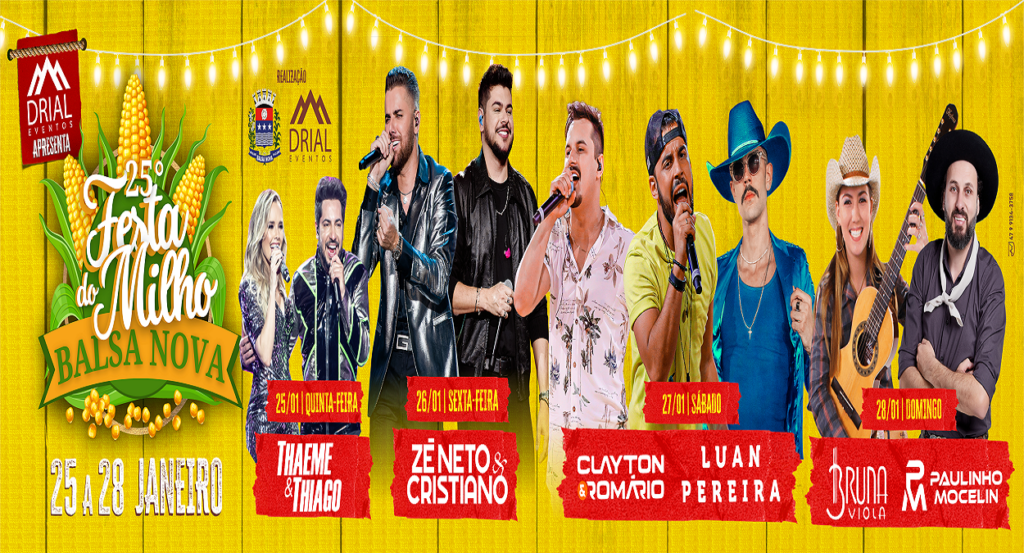 Ano De 2024 Começa Com Festa Nos Municípios Da Rmc Tradicional Festa Do Milho Que Neste Ano Chega Em Sua 25A Edicao Ano De 2024 Começa Com Festa Nos Municípios Da Rmc