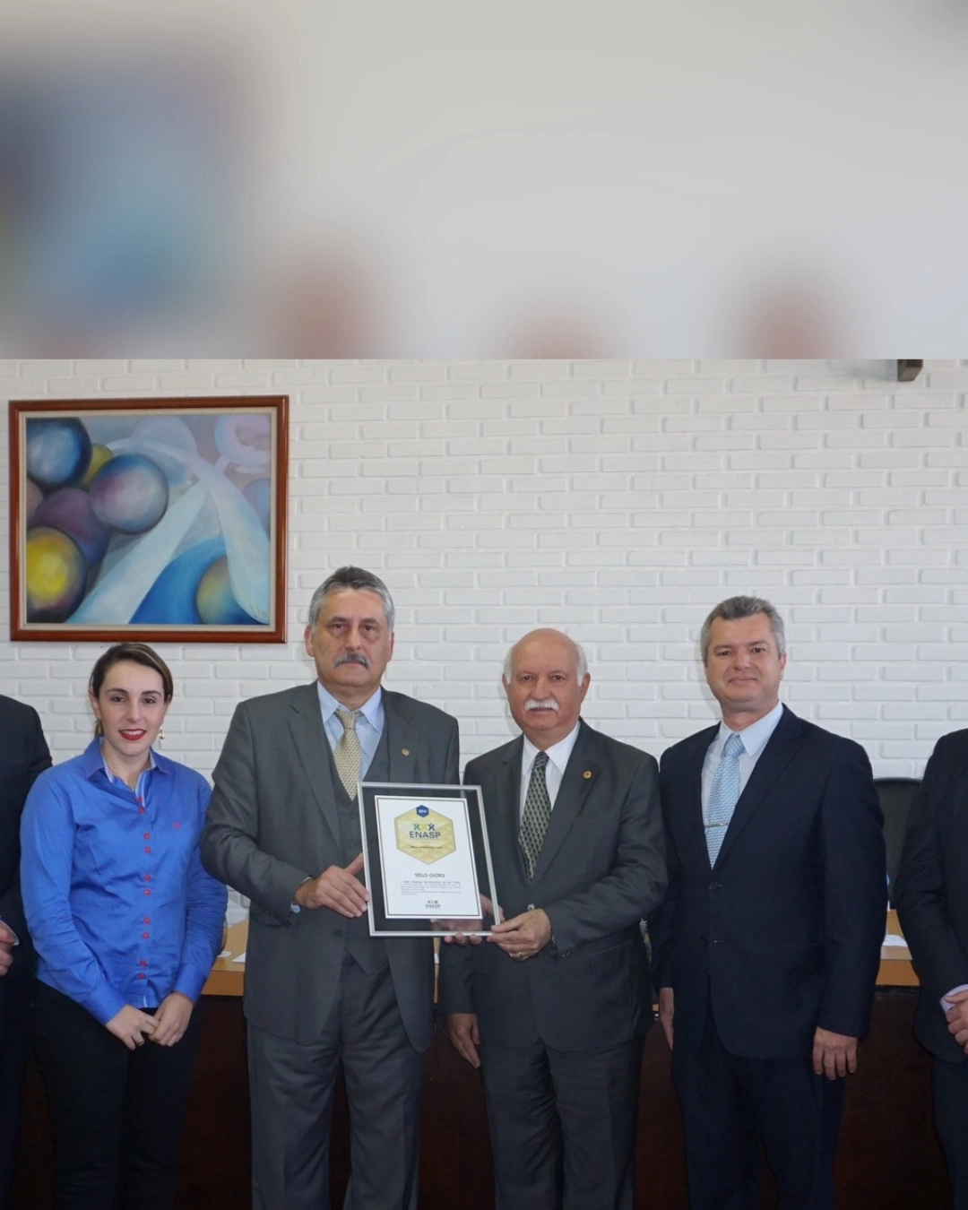 Imagem de destaque - Presidente do TJPR realiza entrega do Selo Enasp em Bocaiúva do Sul