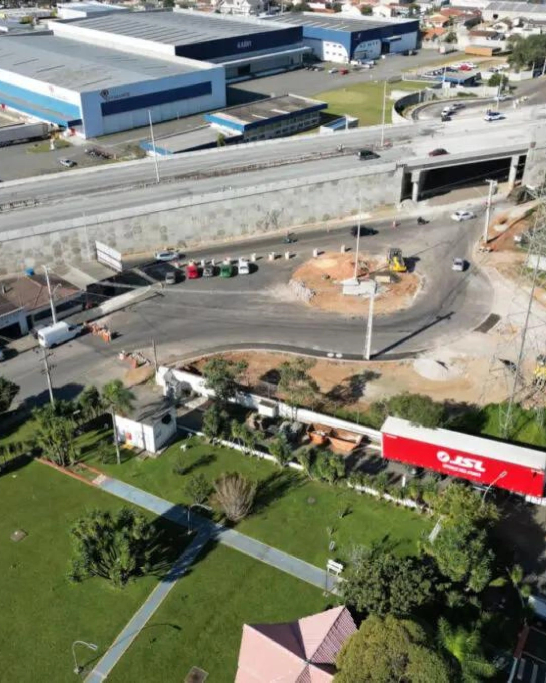 Obra do Viaduto Caminho das Colônias em São José dos Pinhais entra na reta final