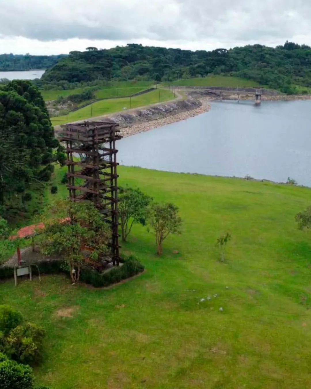 Visitas ao Reservatório do Carvalho e Mirante em Piraquara estão suspensas por segurança