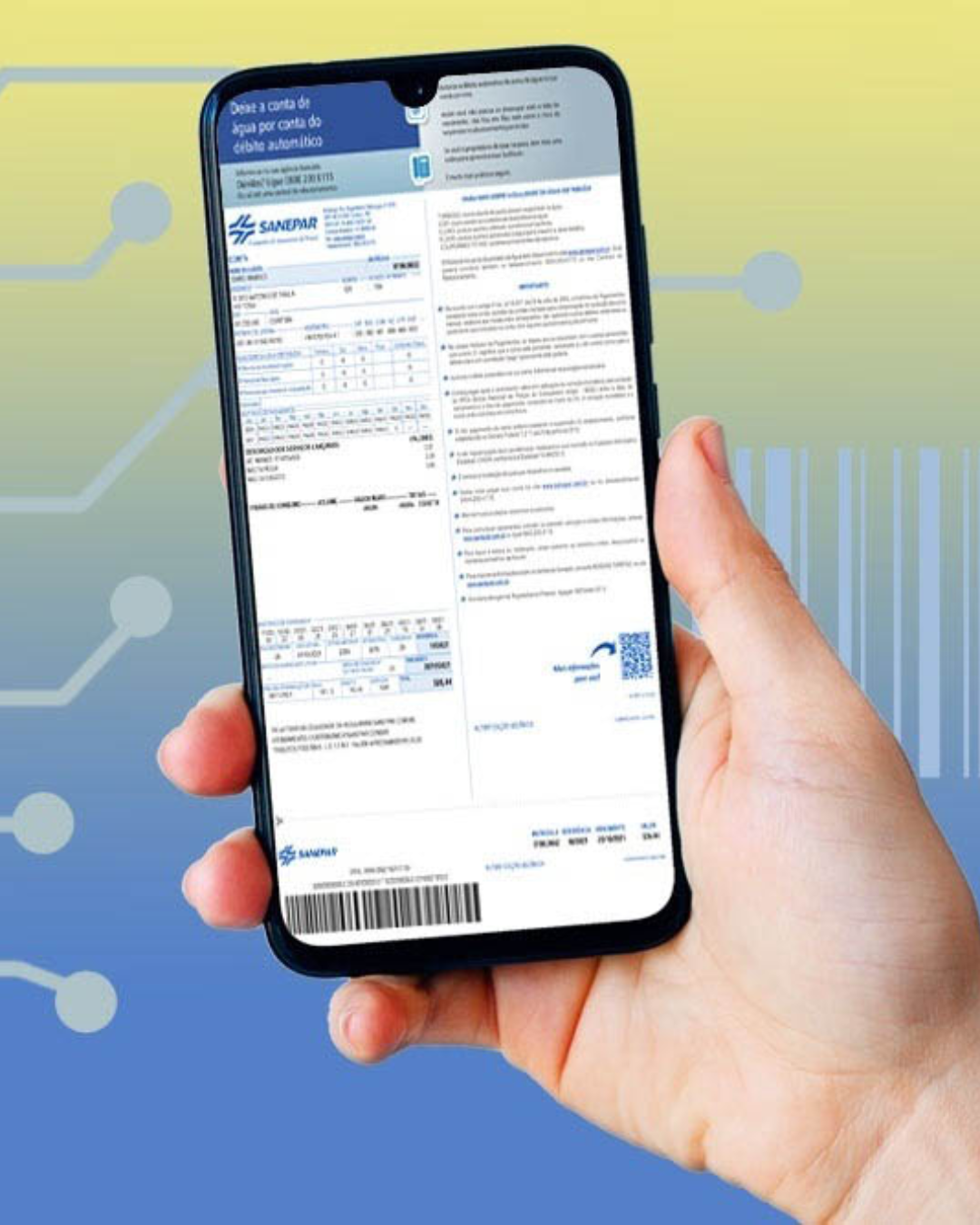 Fatura digital da Sanepar contribui para o meio ambiente e melhora experiência do usuário