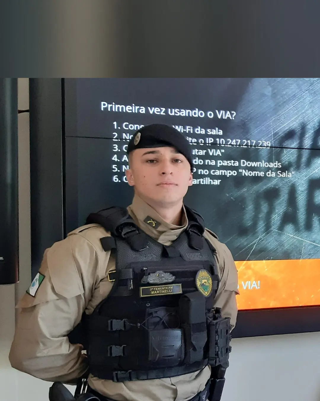 Jovem tenente assume o comando da 3ª Cia da PM