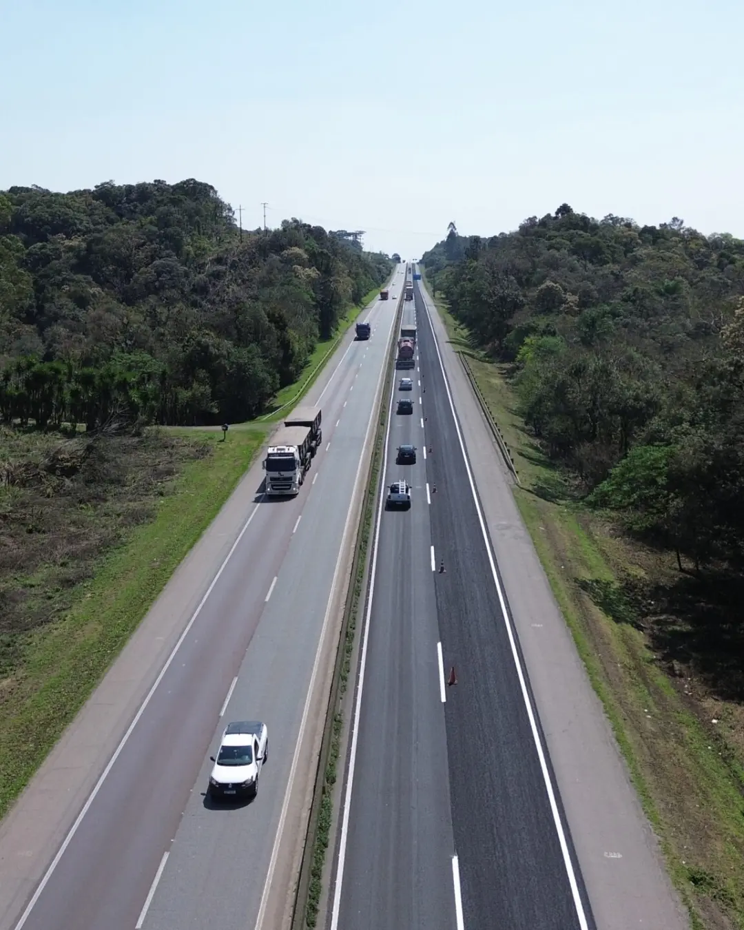 Obras na Serra do Mar terminadas, BR-277 se volta para Curitiba e região