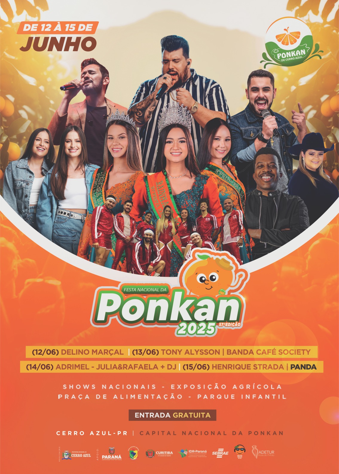 Cerro Azul Celebra 57ª Festa Nacional Da Ponkan Com Shows, Cultura E Destaque Para A Citricultura Cerro Azul Celebra 57ª Festa Nacional Da Ponkan Com Shows, Cultura E Destaque Para A Citricultura