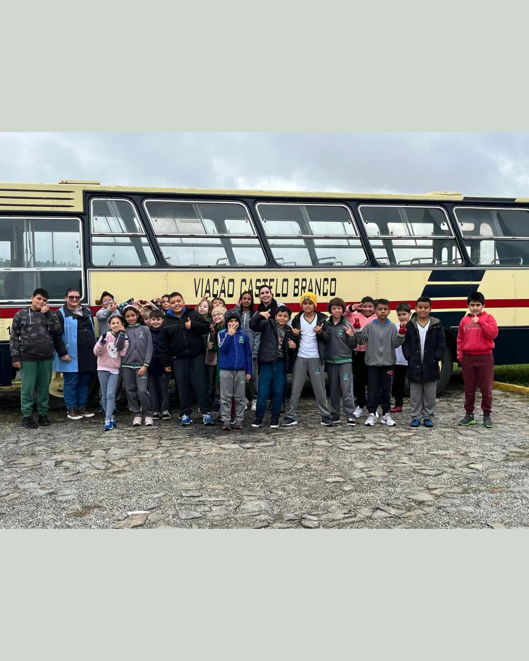 Alunos de Campina visitam a Viação Castelo e aprendem sobre sustentabilidade na prática