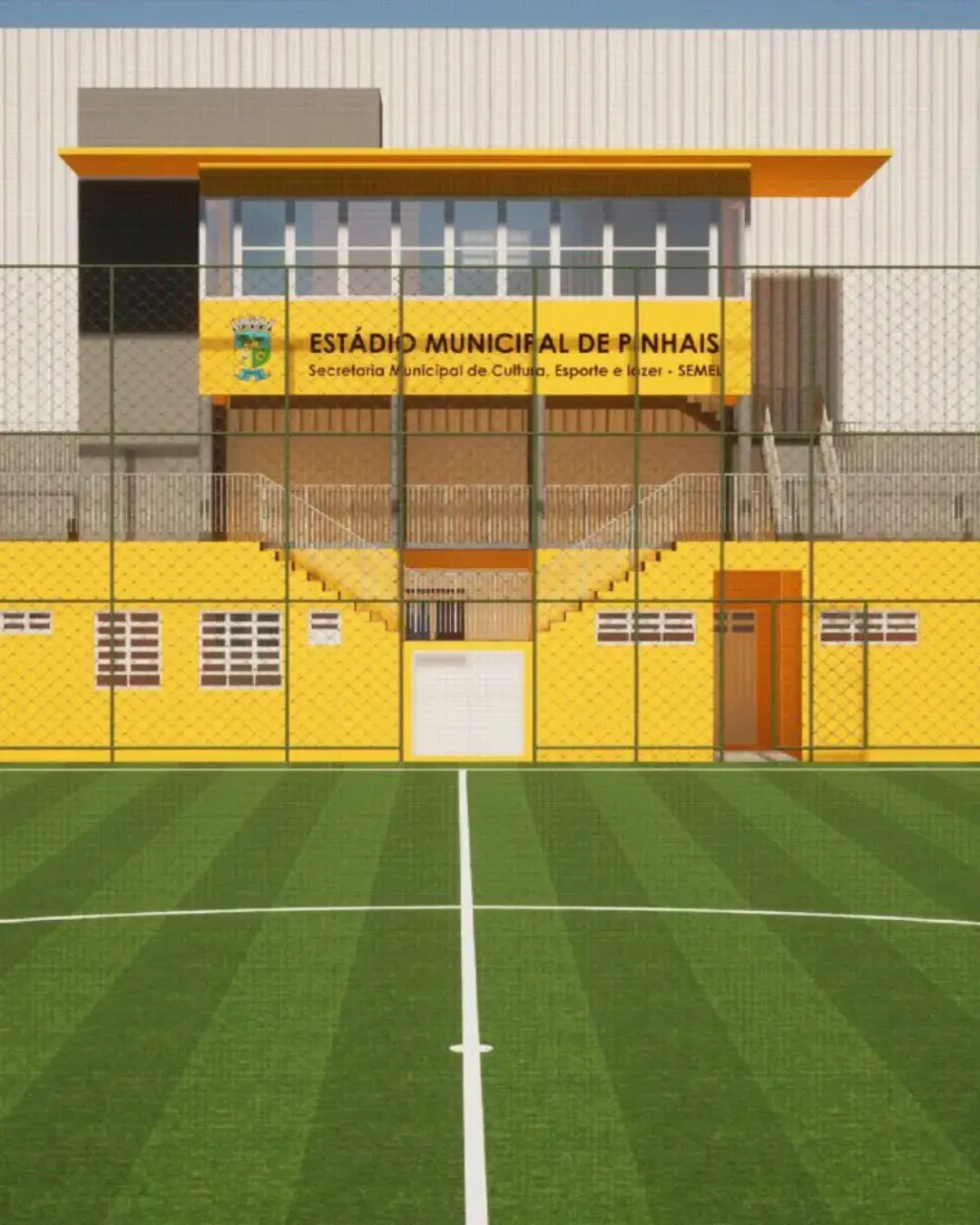 Pinhais ganha novo estádio municipal com foco em esporte e inclusão social