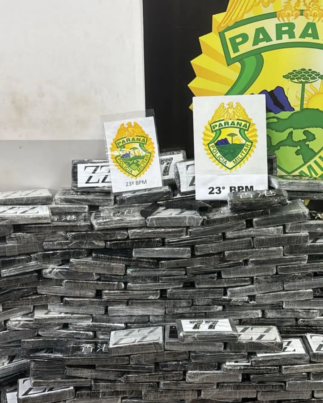 Polícia do Paraná apreende 3,5 toneladas de drogas e causa prejuízo de R$ 65 milhões ao tráfico em 3 dias