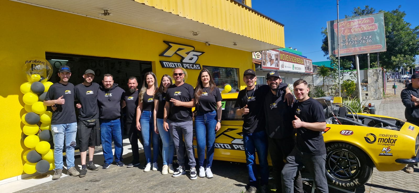 R6 Moto Peças faz 16 anos
