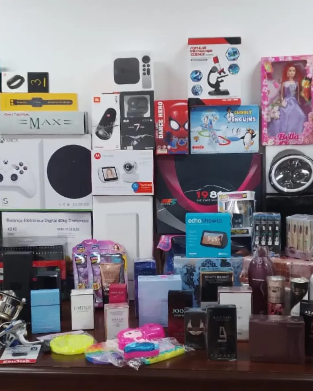 Bazar beneficente com produtos da Receita Federal será realizado neste sábado (19) e domingo (20) em Curitiba