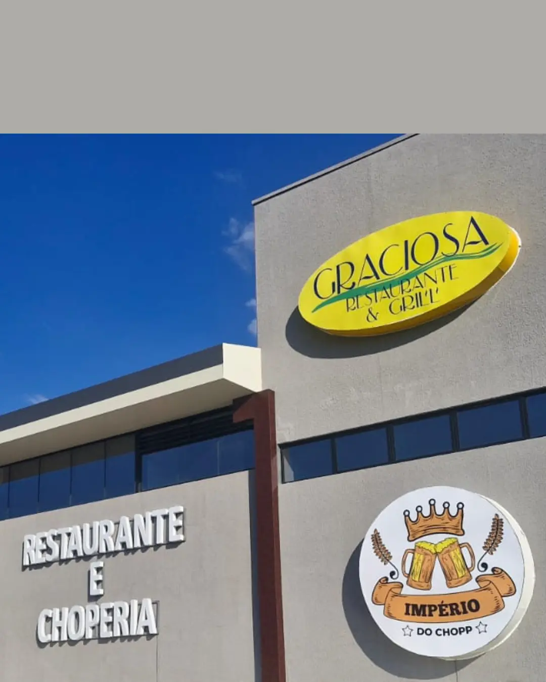 Choperia Império e o Restaurante Graciosa Grill preparam espaço moderno no coração de Quatro Barras