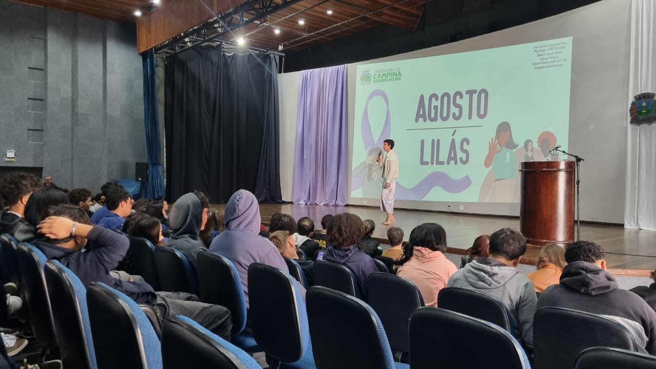 Campina Grande do Sul envolve estudantes em campanha contra a violência doméstica
