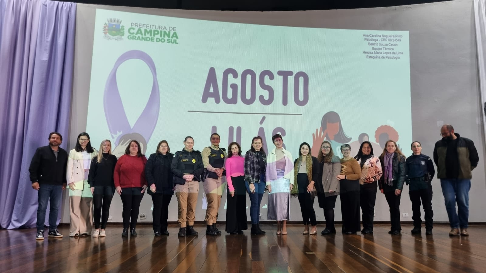 Campina Grande do Sul envolve estudantes em campanha contra a violência doméstica