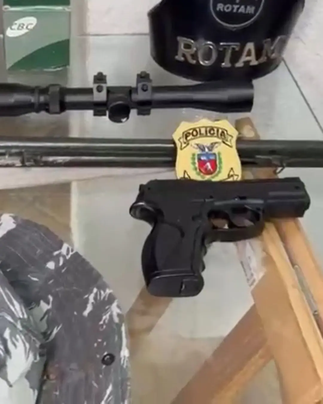 Prisão de dois homens e apreensão de armas marcam operação contra caça ilegal no Paraná