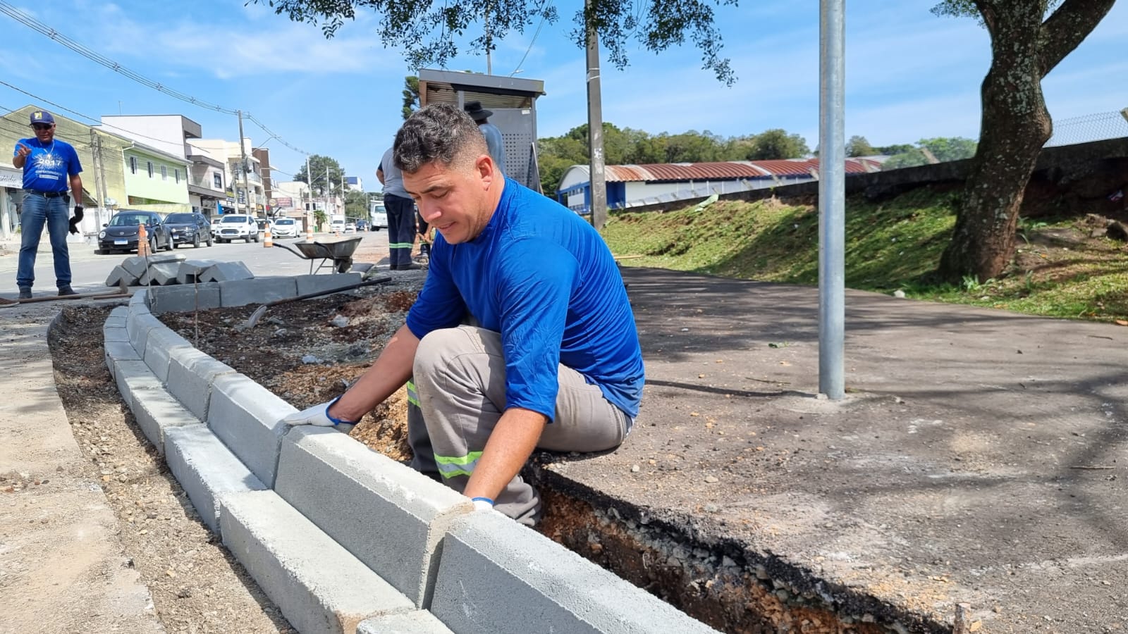Campina Grande do Sul implanta novos bolsões de estacionamento para organizar o trânsito e ampliar a segurança viária