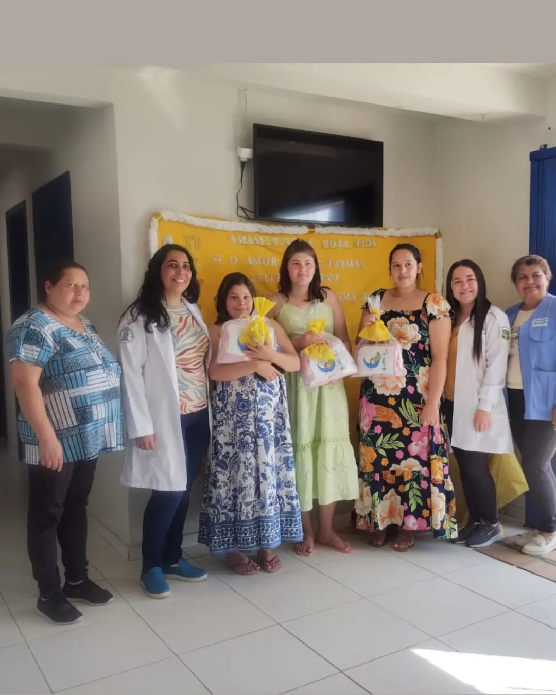 Aleitamento materno é destaque em ações que levam orientações às mães de Campina Grande do Sul