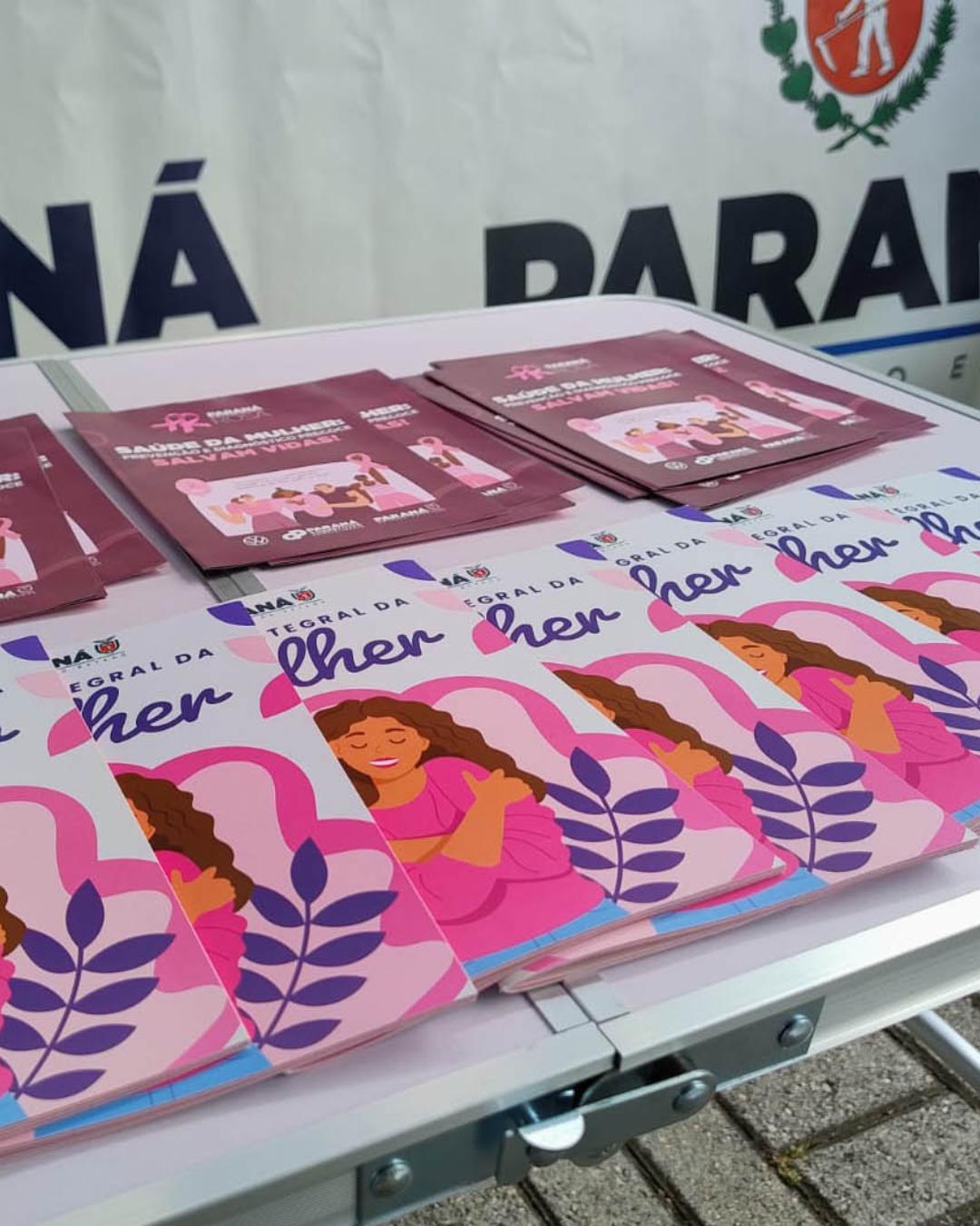 Paraná distribui 150 mil cartilhas com orientações sobre saúde e bem-estar da mulher