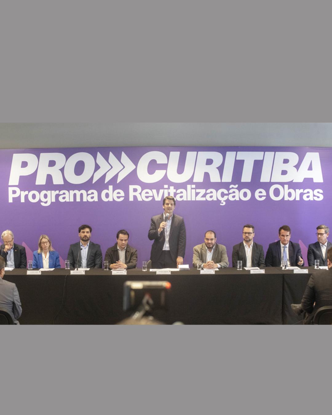 Eduardo Pimentel lança PRO Curitiba com R$ 6 bilhões em obras