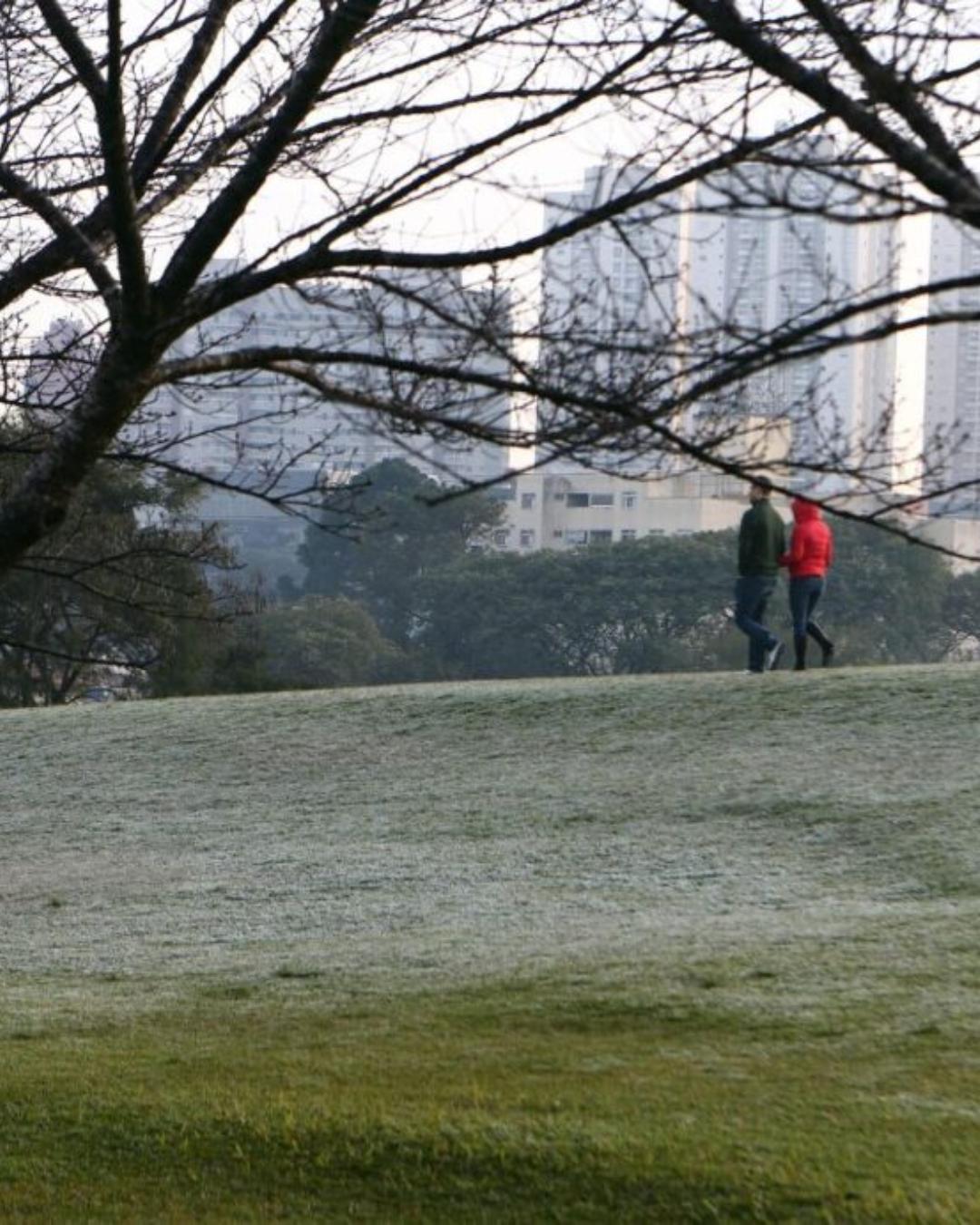 Frente fria trará mínimas de até 5°C ao Paraná em pleno mês de outubro