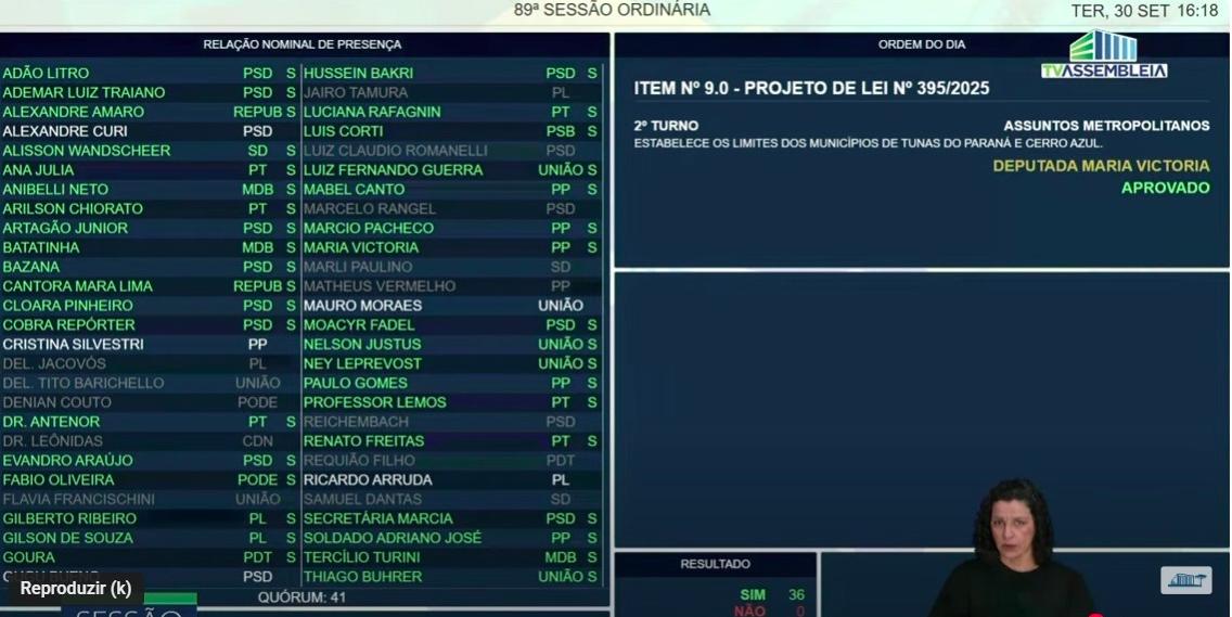 Projeto de lei busca põe fim a impasse histórico nas divisas de Tunas e Cerro Azul