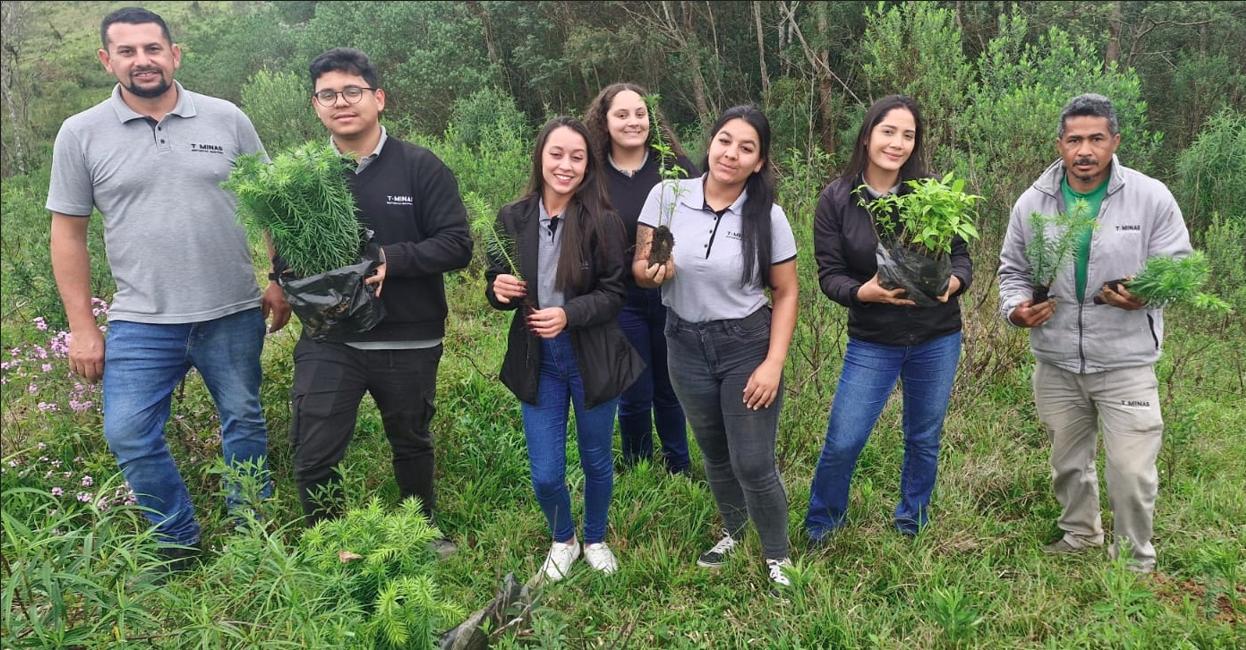 T-Minas dá início ao plantio de 2.540 mudas nativas em Campina Grande do Sul e Quatro Barras