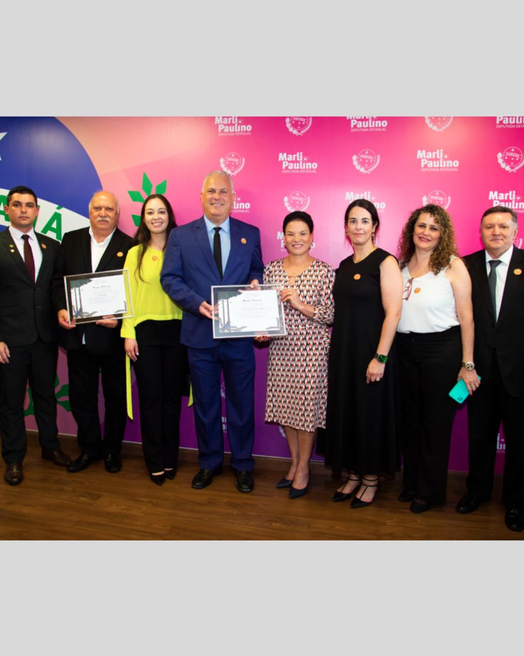 Alep homenageia a Rede Nacional Inn homenageia a Rede Nacional Inn por contribuição ao turismo paranaense