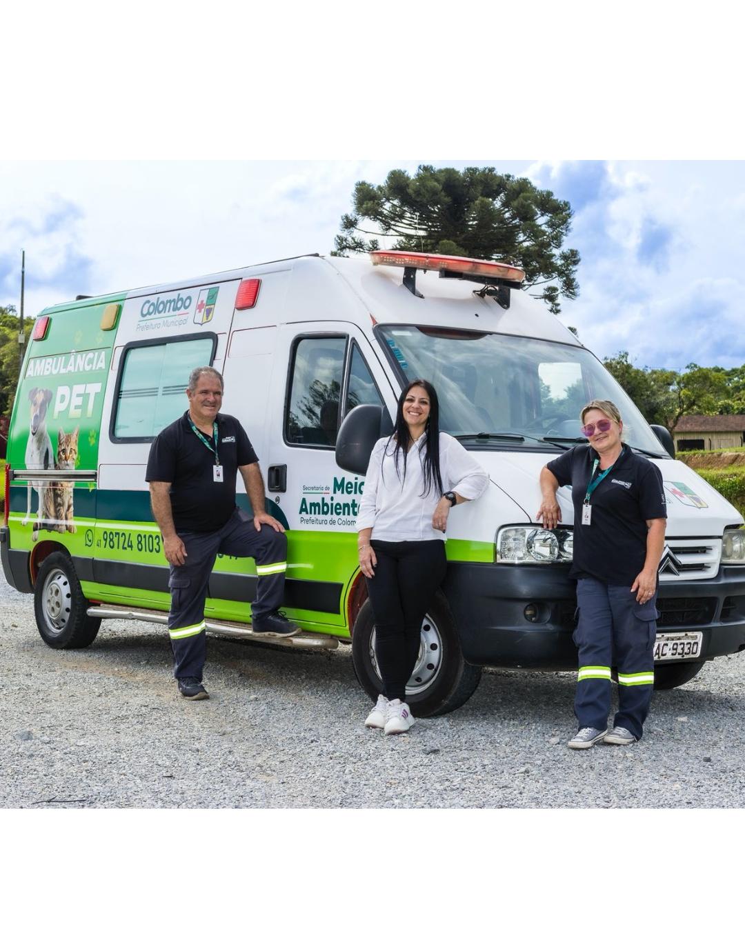 Colombo amplia resgate animal com frota de duas ambulâncias pet 24 horas