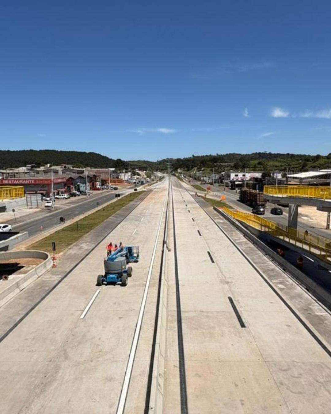 Duplicação do segundo lote da Rodovia dos Minérios avança para conclusão em Almirante Tamandaré