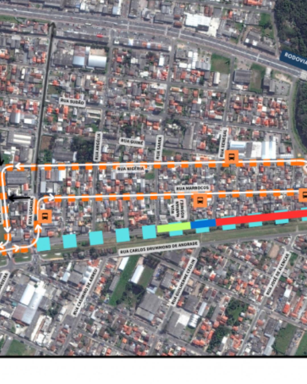 Obras da Transpinhais e Bonde Digital fecham parte da Ayrton Senna