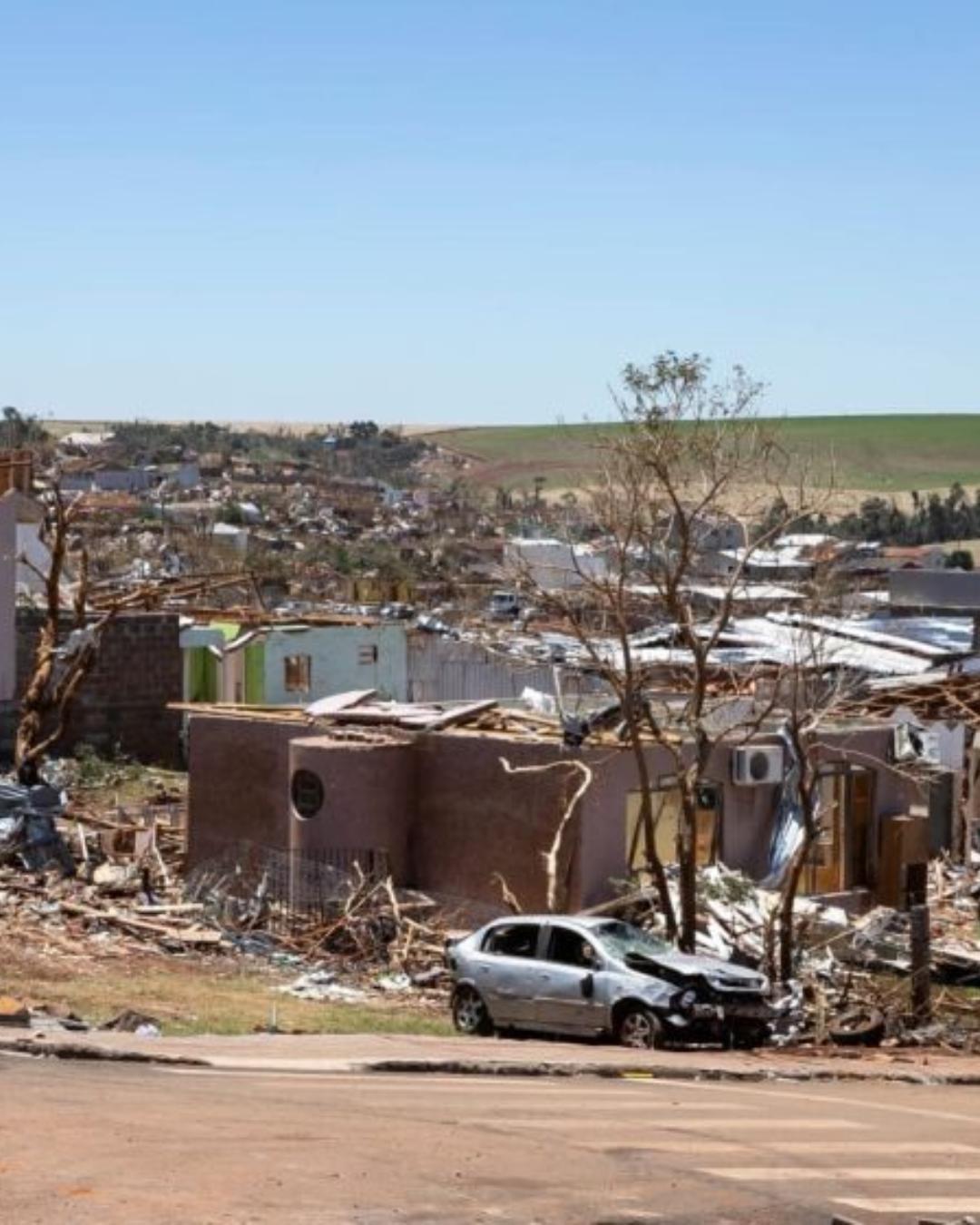 Rio Bonito do Iguaçu terá pagamentos da Previdência e FGTS antecipados após tornado