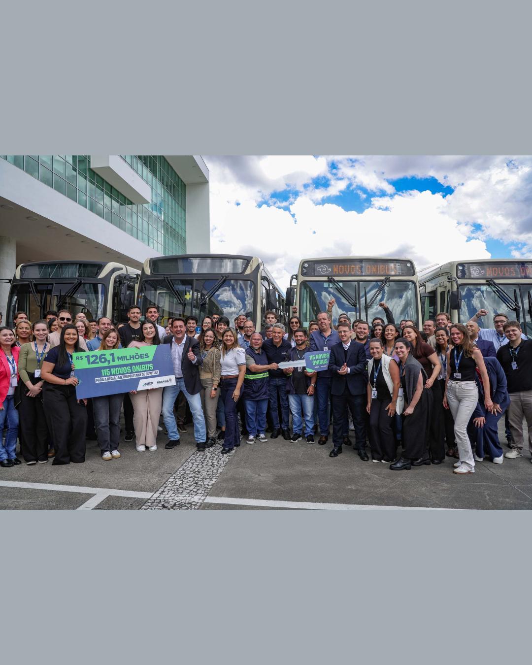 RMC recebe 115 ônibus novos para Colombo, Bocaiúva, Tamandaré, Pinhais e mais dois municípios