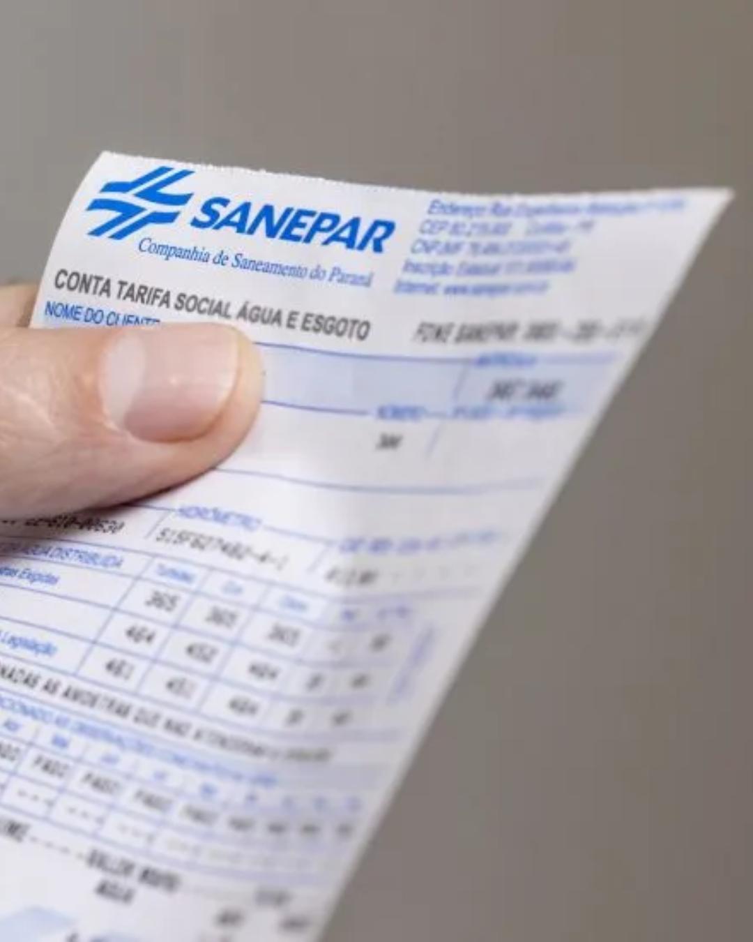 Tarifa Social da Sanepar oferece descontos de até 50% na conta de água no Paraná
