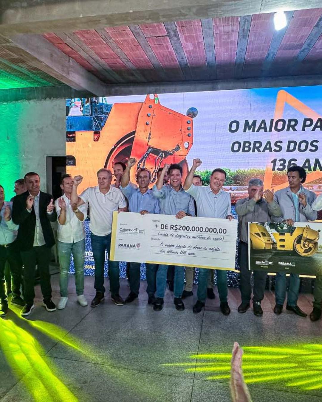 Colombo recebe maior investimento do Paraná para pavimentação de mais de 200 ruas e beneficia 100 mil moradores