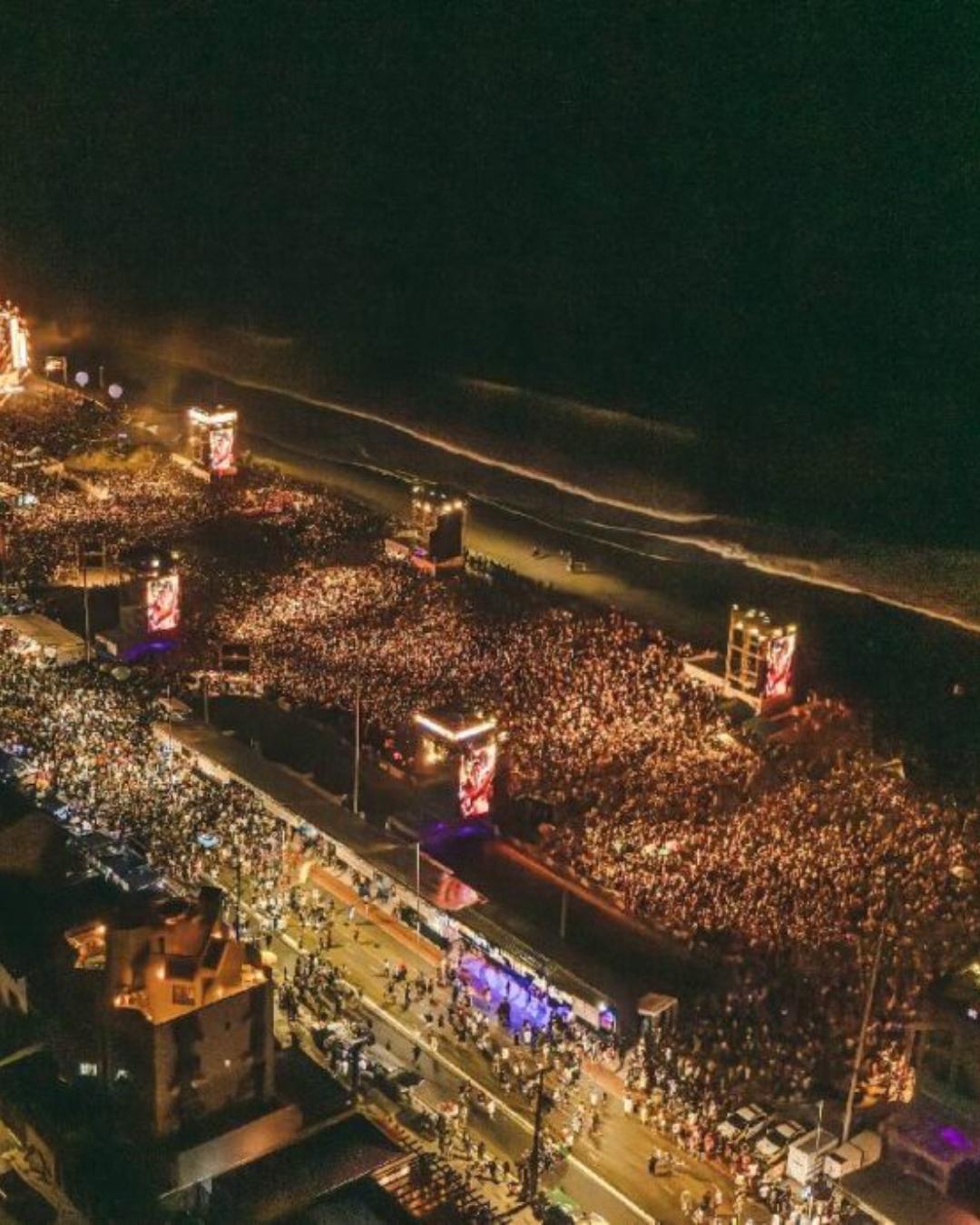 Fim de semana em Matinhos tem Raça Negra, Fábio Jr. e Gusttavo Lima com shows gratuitos